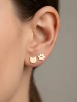 گوشواره پنجه و گربه کد 300900