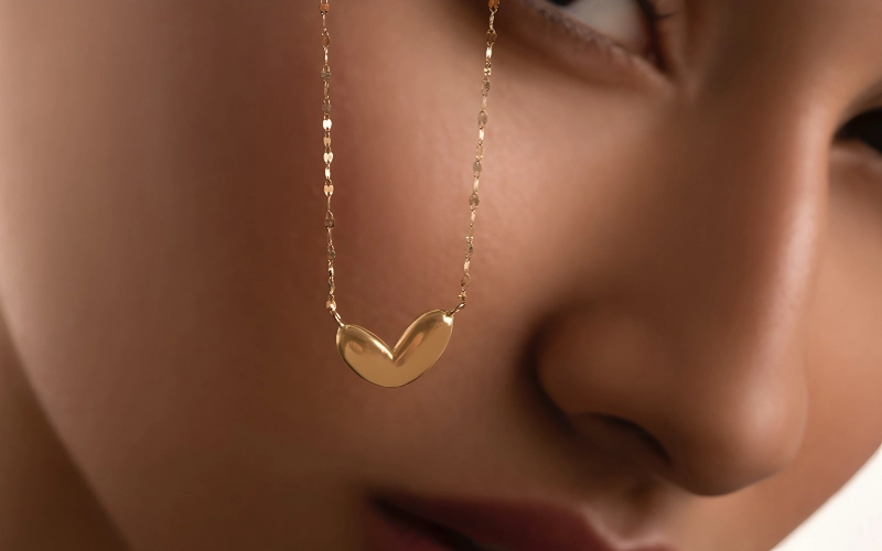 نماد قلب در زیور آلات طلا 
