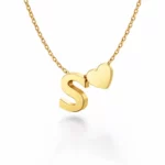 گردنبند قلب و حروف کد 1000010090