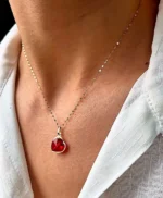 گردنبند قلب سواروسکی