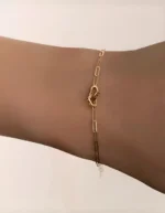 دستبند دو قلب حلقه ای