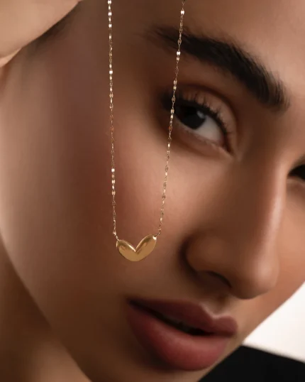 گردنبند قلب بادکنکی