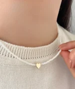 گردنبند مرواریدی قلب کد 100090