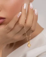 گردنبند قلب تراشدار