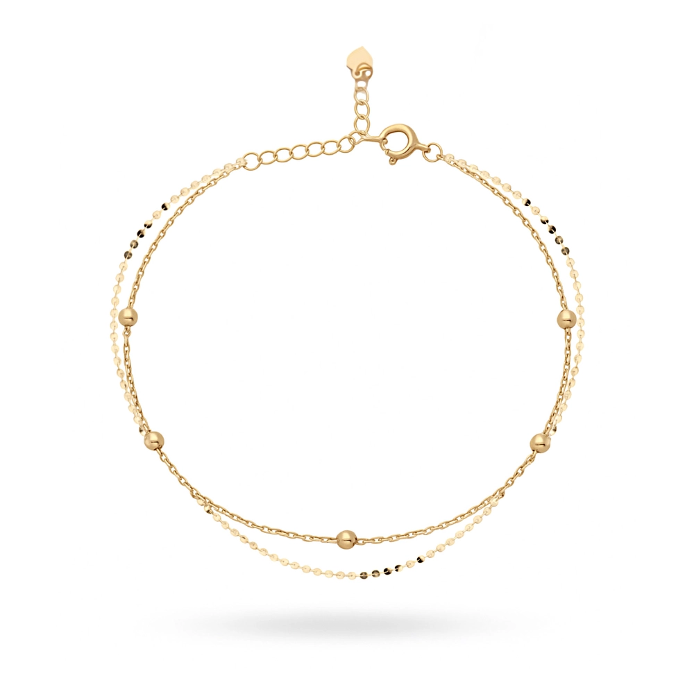 دستبند دولاین استار و گوی کد 100113 دستبند دولاین استار و گوی کد 100113