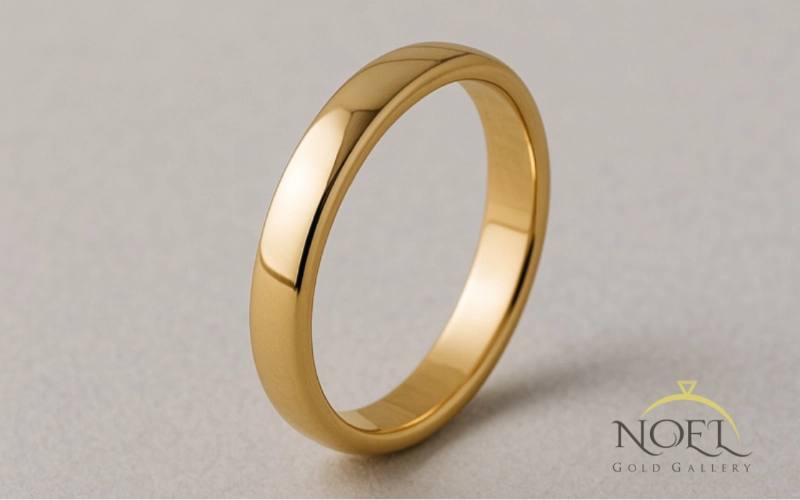 انواع پایه انگشتر طلا، کدام مدل مناسب سبک شماست؟ 1 نمونه پایه انگشتر ساده