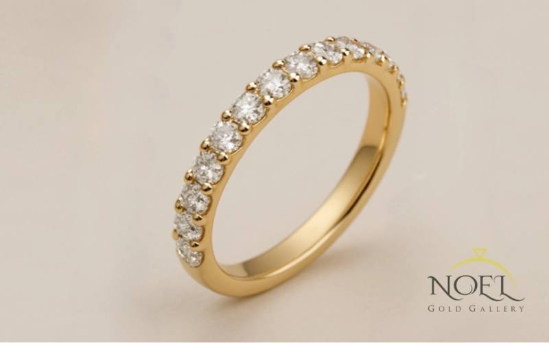 انواع پایه انگشتر طلا، کدام مدل مناسب سبک شماست؟ 4 نمونه پایه انگشتر ردیفی