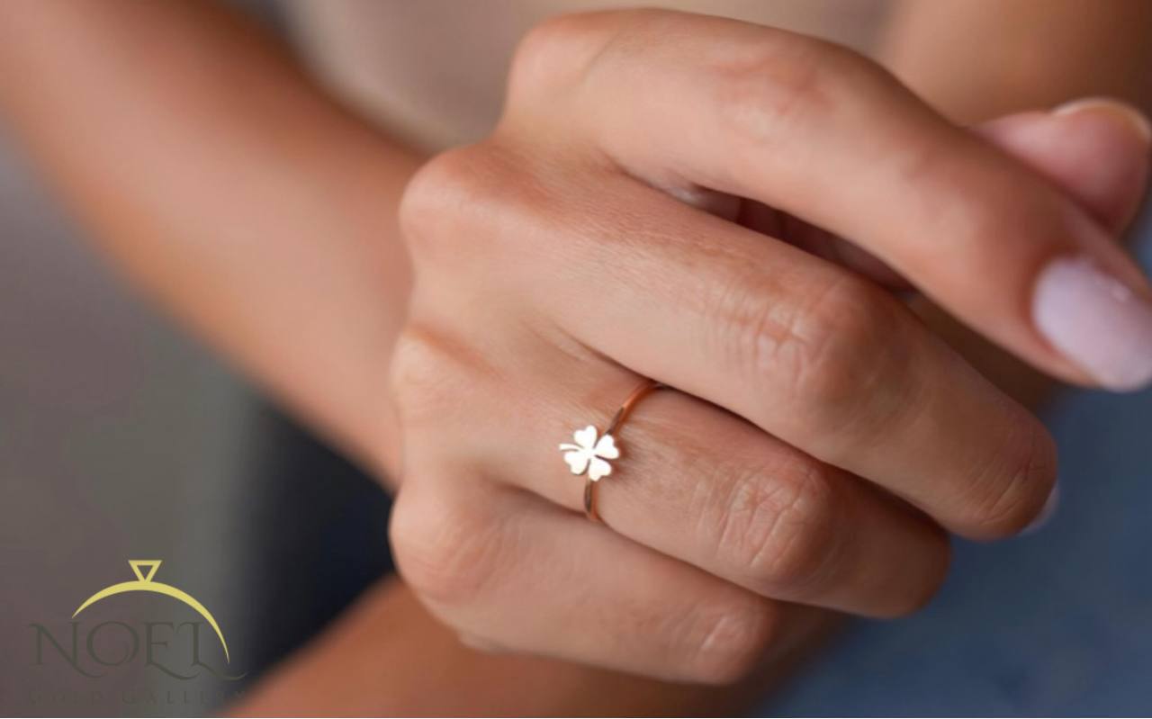 نماد برگ در زیورآلات طلا 2 زیورآلات طرح برگ نو ال