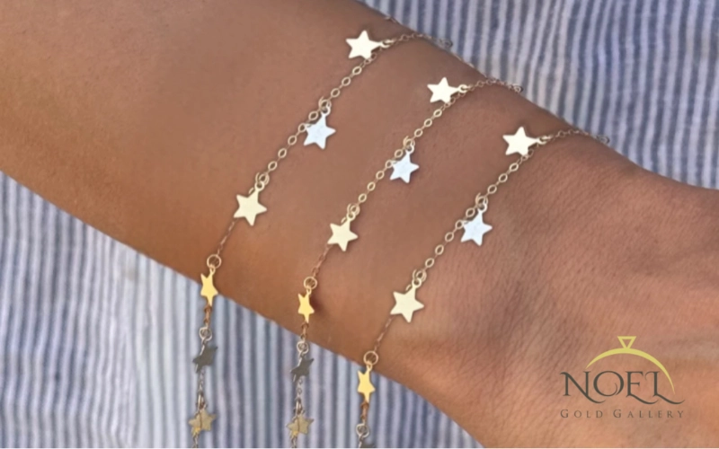زیورآلات طلا با نماد ستاره