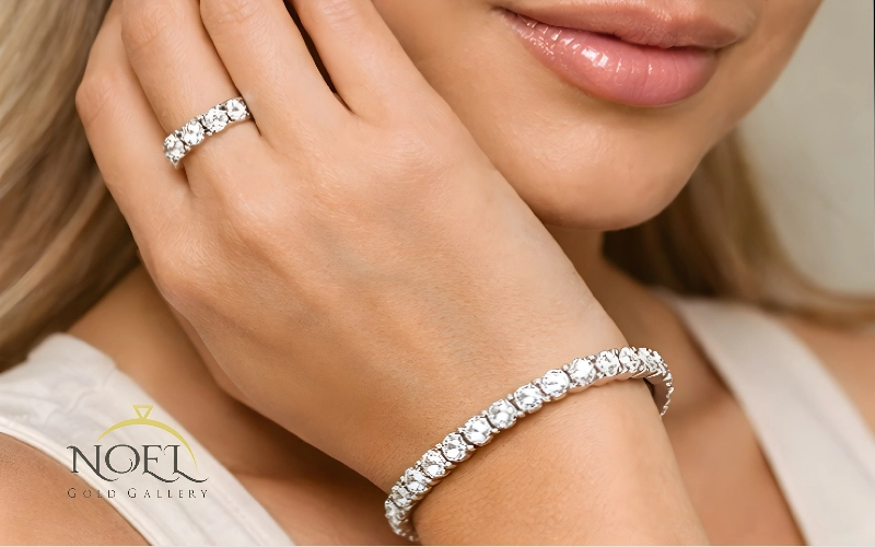 طلا سفید برای پوست سرد