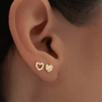 گوشواره قلب لومیرا کد 100305
