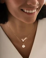 گردنبند شکوفه کد 100149