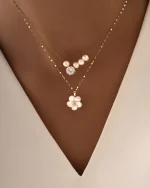 گردنبند شکوفه کد 100149