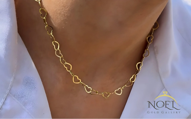 گردنبند قلب قلبی کد 1000010080 