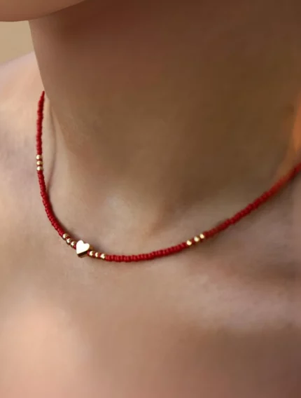 گردنبند رد هارت کد 100345