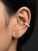 گوشواره قلب لومینا کد 100412