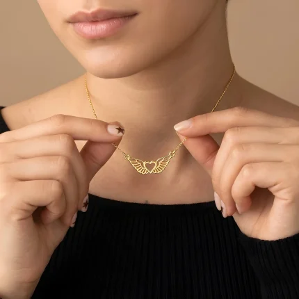گردنبند بال فرشته کد‌ 100426
