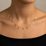 گردنبند ستاره باران کد 100436