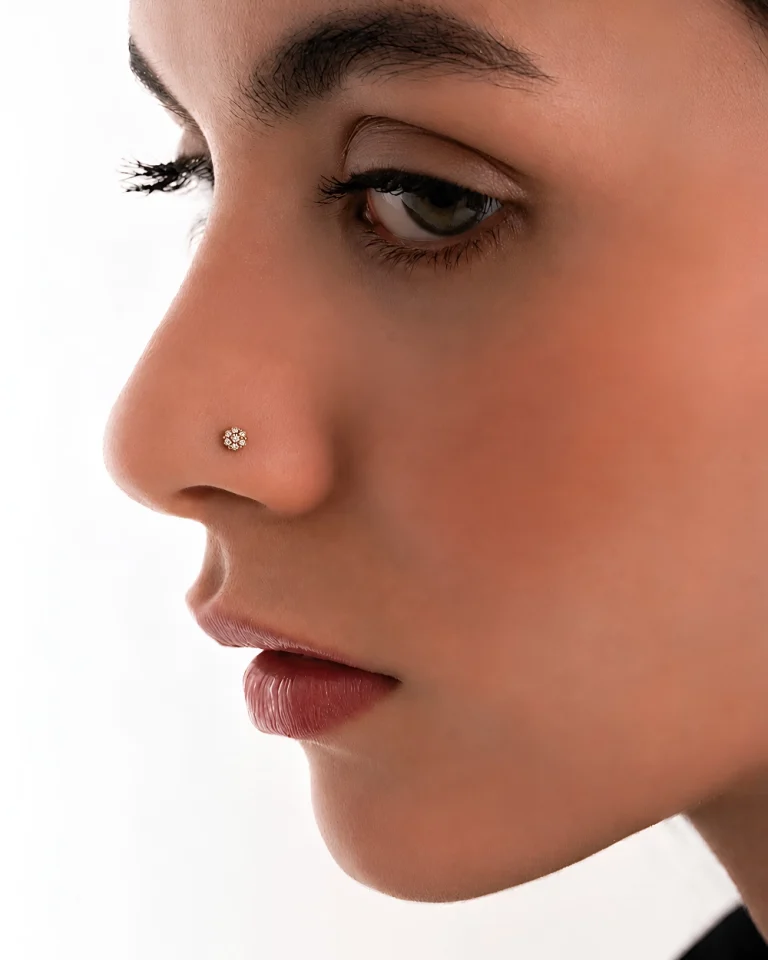پیرسینگ بینی روزتا کد 100454