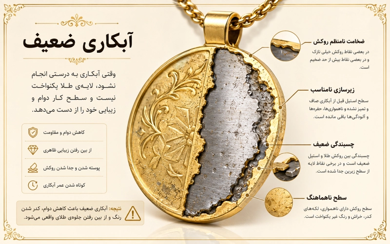 مقاومت روکش طلا