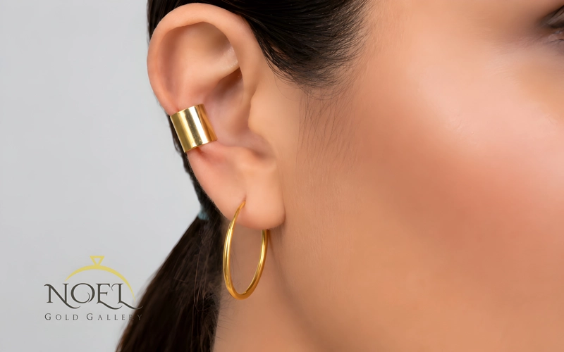 گوشواره های حلقه ای تا دو گرم