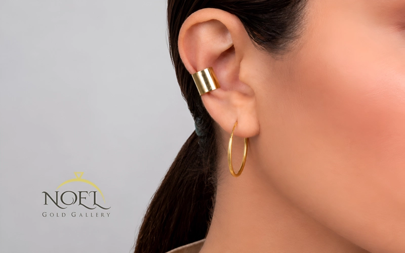 گوشواره حلقه&zwnj;ای کد 100340