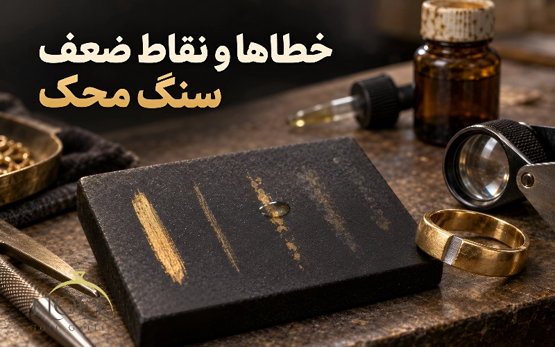 خطاها و نقاط ضعف سنگ محک